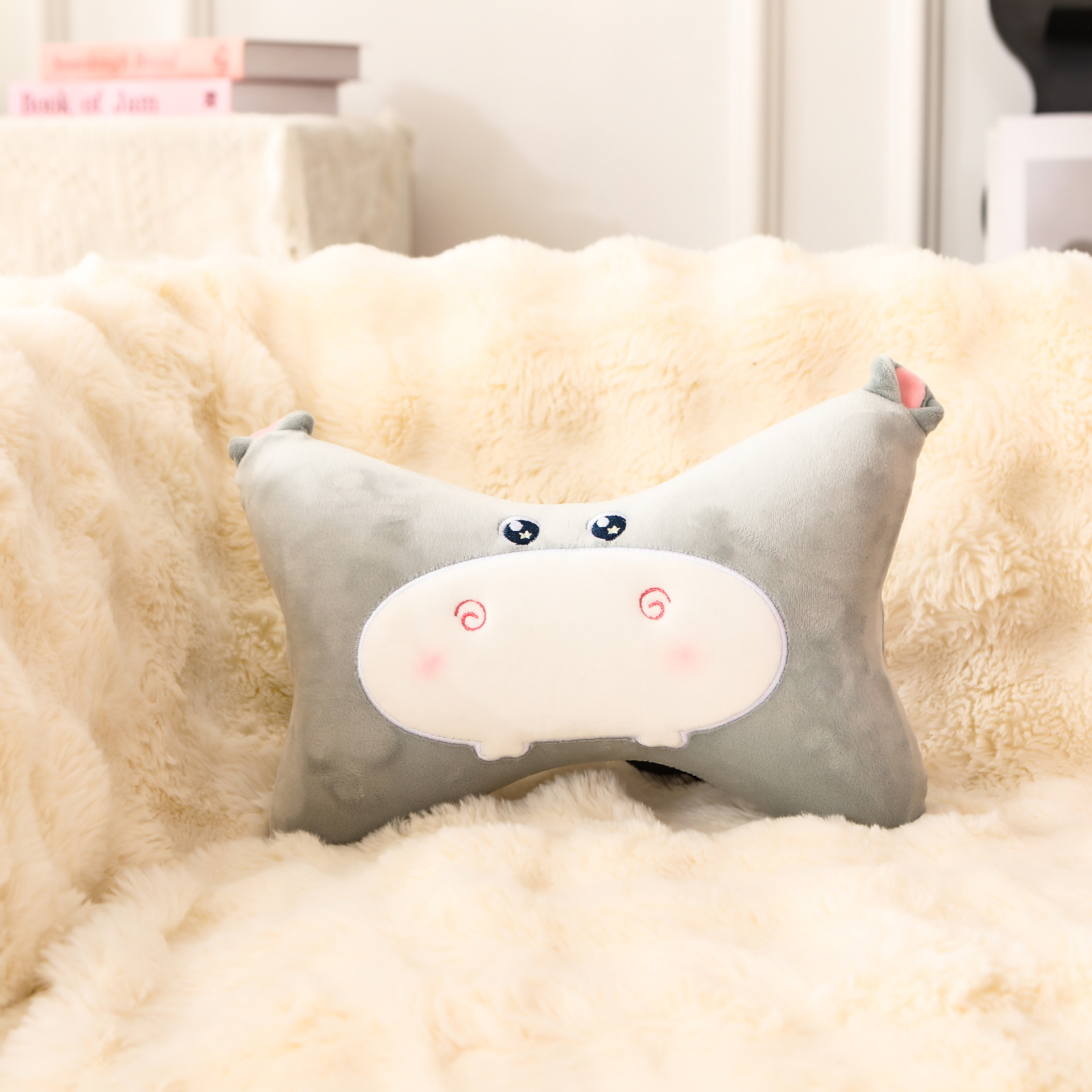 【 River Persimmon 】 Cartoon Set Lumbar support, headrest, throw pillow, U-pillow doll customization pic 6