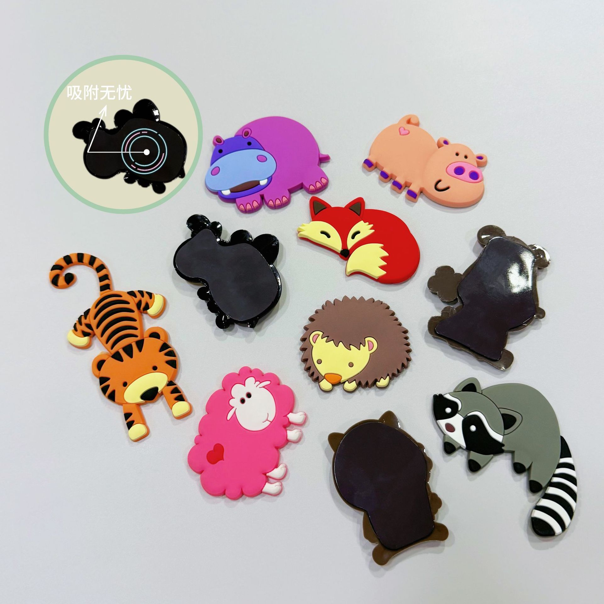 PVC软胶定制卡通圣诞节系列磁吸冰箱贴节日详情17