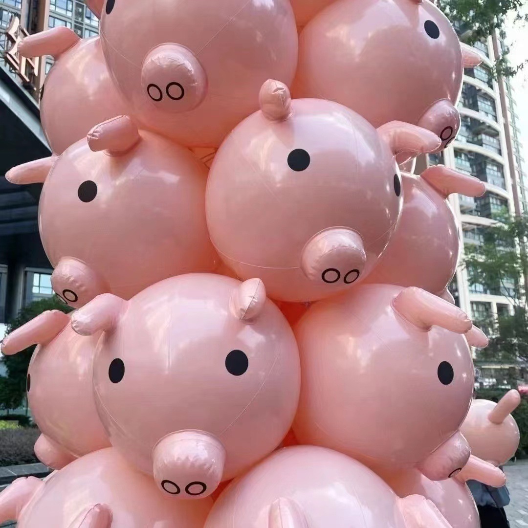 网红爆款充气玩具地摊货源千吨锤玩具锤类惩罚玩具广告锤猪头棒详情9