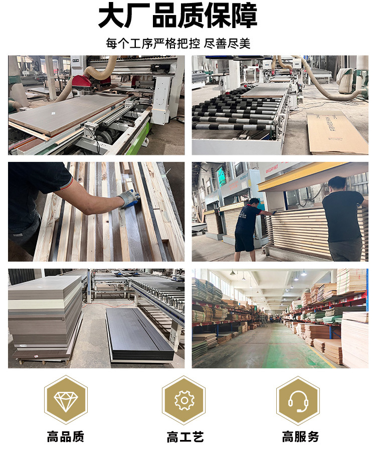 Light luxury minimalist modern door, wooden door, solid wood composite, paint-free and baked paint, bedroom unpainted soundproof door, household interior door pic 1