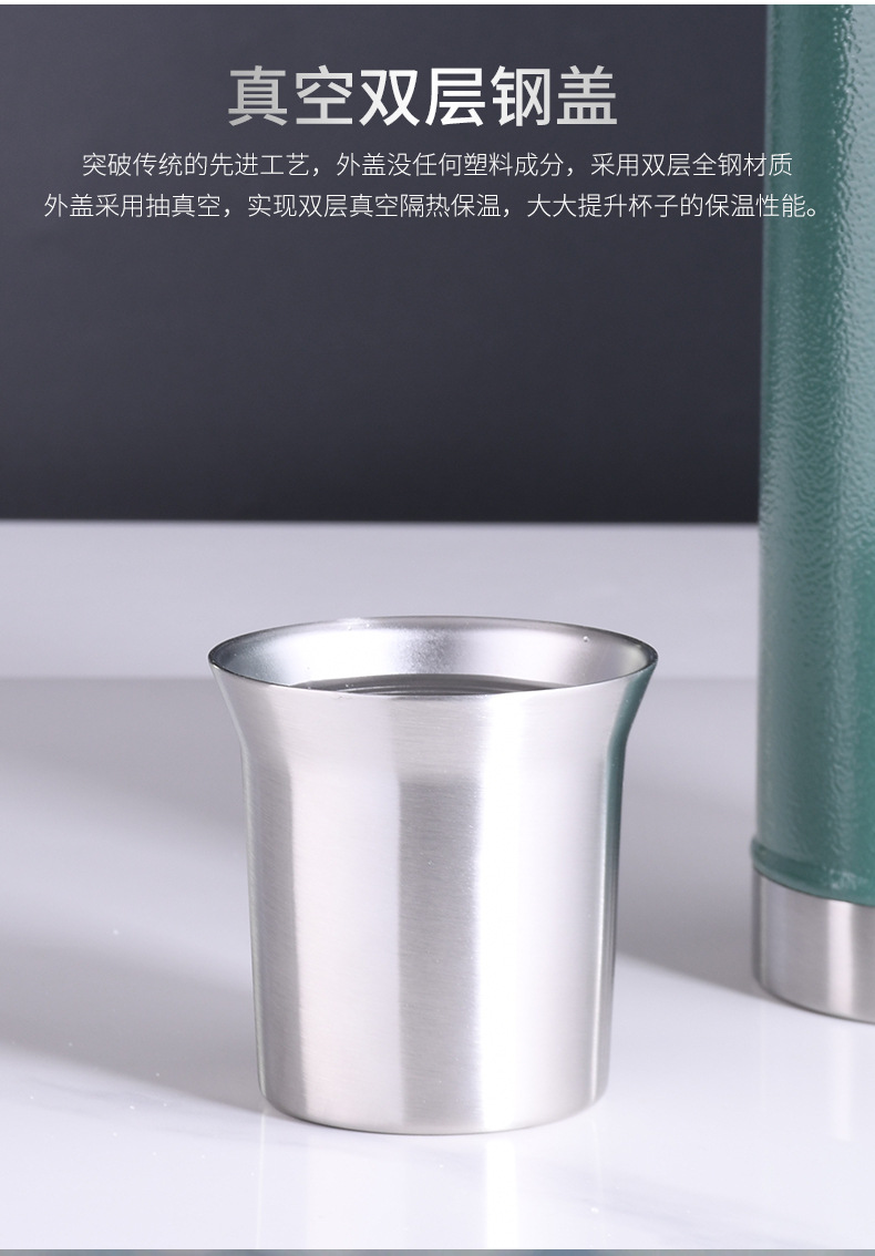 跨境定制304不锈钢便携手提手柄真空保温杯大容量户外运动水壶详情5