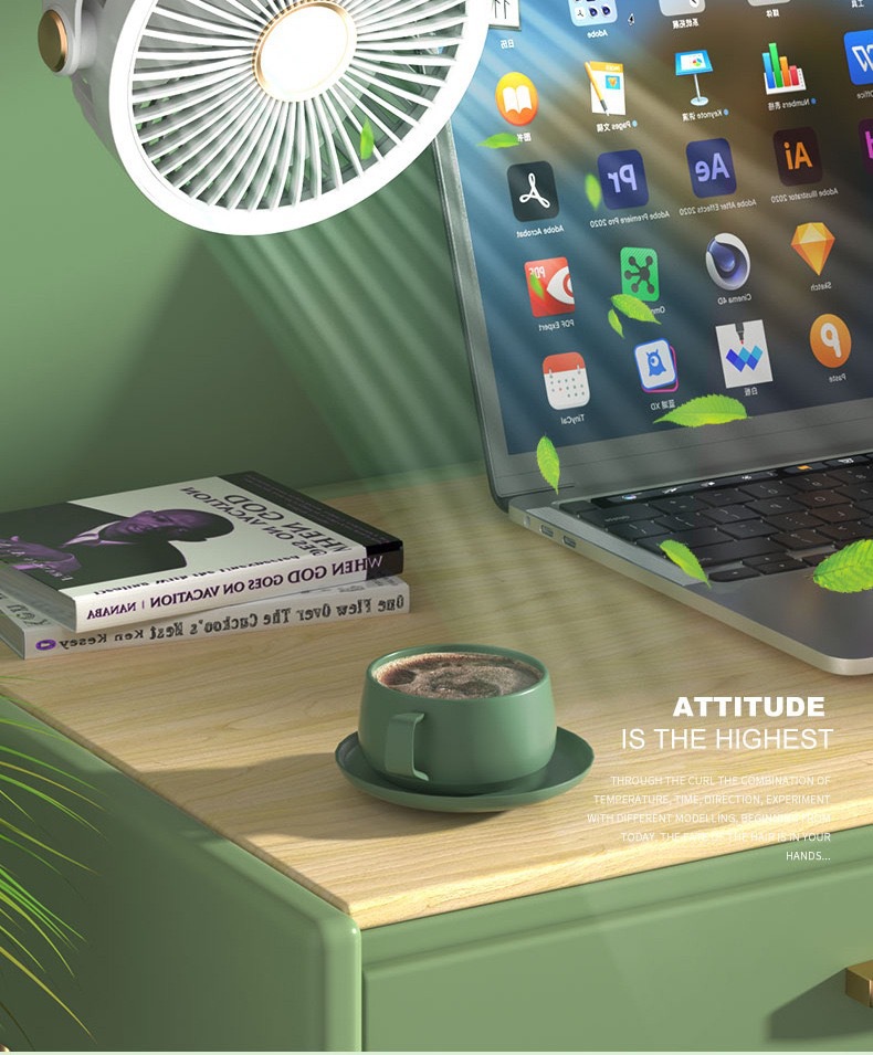 New cross-border bestseller, portable charging usb desktop fan for office, dormitory and home use pic 18