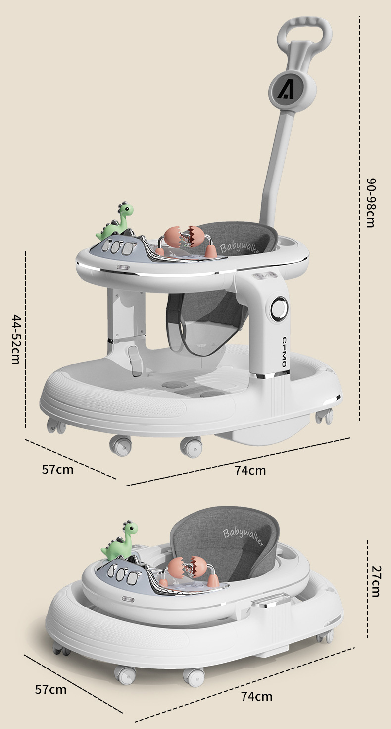 学步车防o型腿婴儿多功能防侧翻手推车宝宝可坐可推学行车起步车详情24