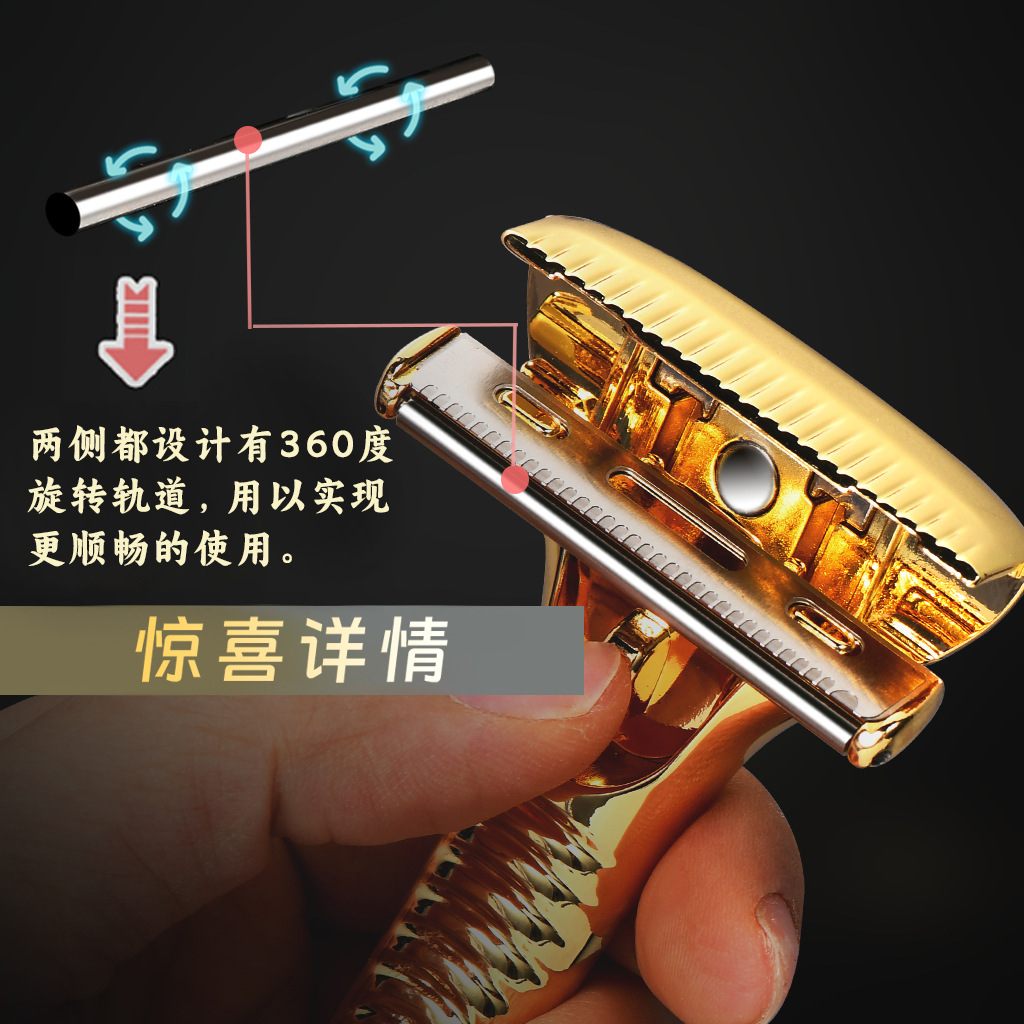 New manual razors, old-fashioned manual shavers, zinc alloy facial and shaving blades, cross-border wholesale of shaving blades pic 4