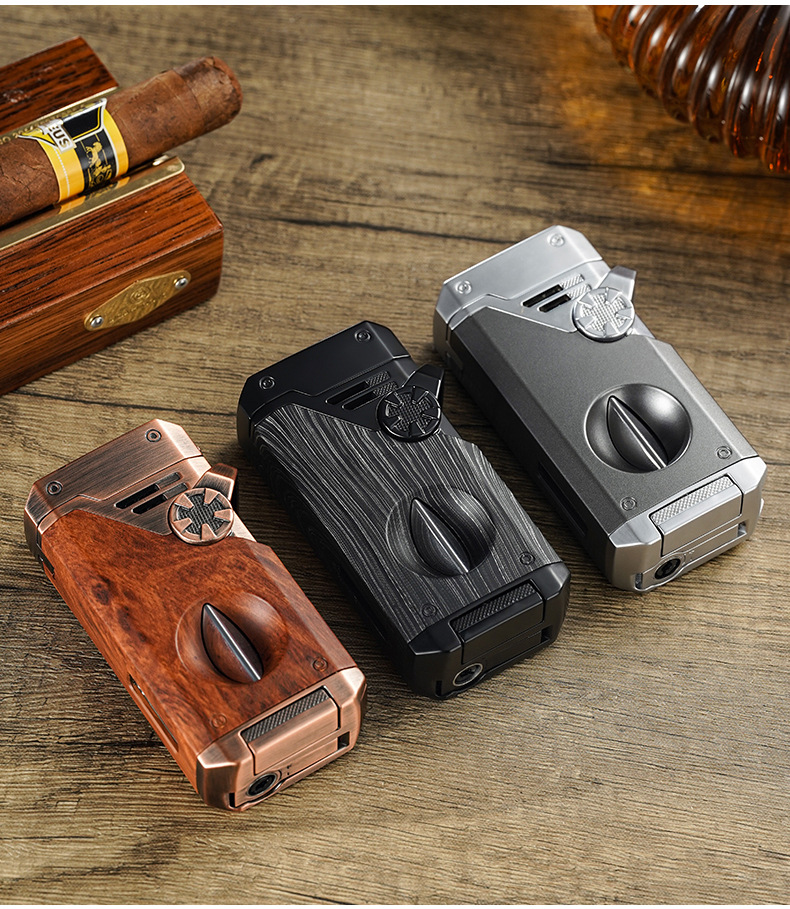 多功能四直冲打火机防风金属机身炫酷打火机高级感打火机网红爆款详情17