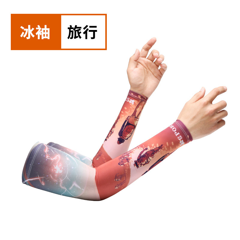 Sun-protective gloves, sleeves, ice sleeves, UV-resistant face towel sets, suitable for outdoor fishing, cycling, camping, elastic quick-drying for both men and women pic 7