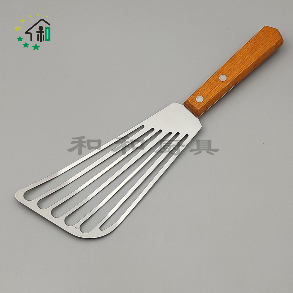 不锈钢披萨铲子牛排铲煎铲料理铁板烧煎饼手抓饼工具生煎铁铲厨具详情6