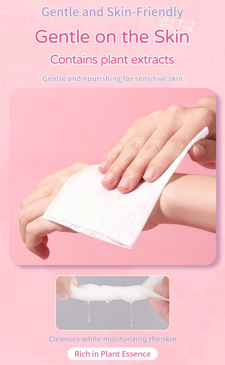 UUKKG温和湿巾50片装珍珠纹日用清洁护理湿纸巾跨境专供UU10详情4