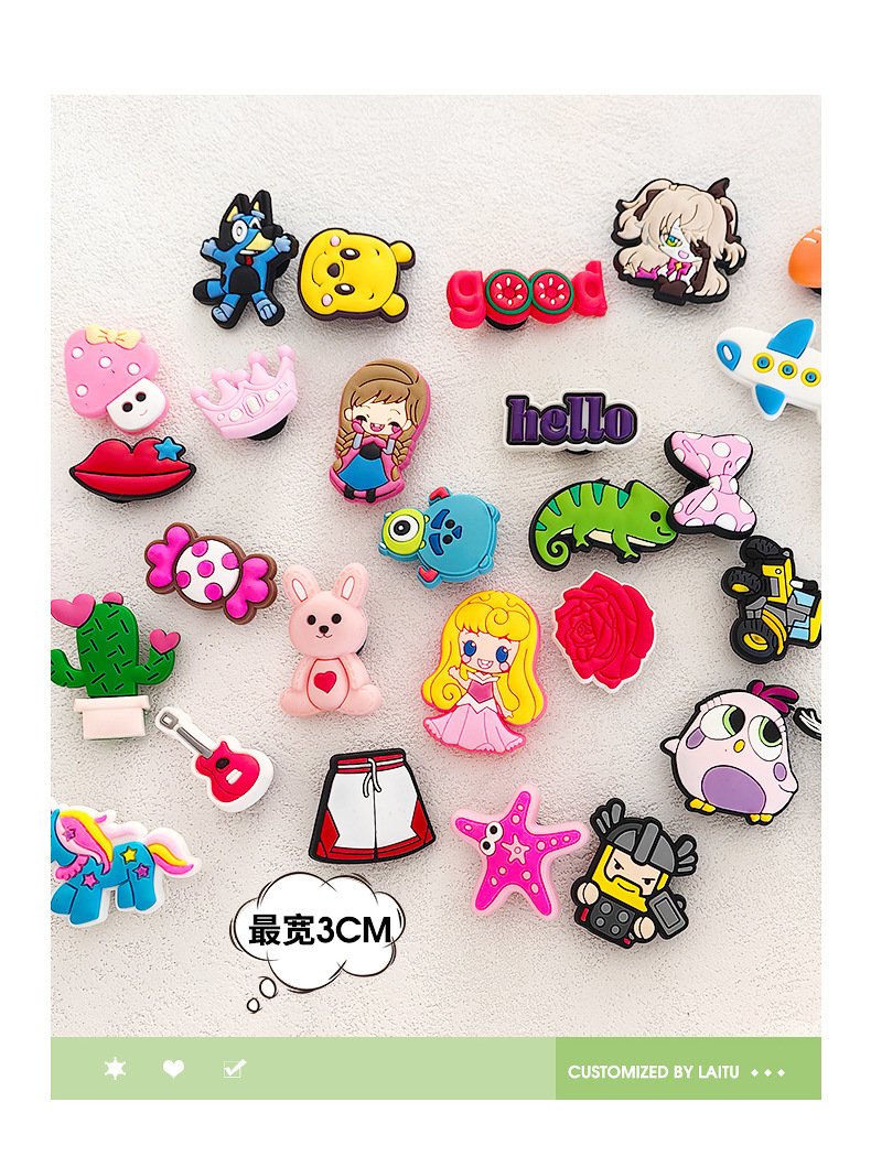 跨境洞洞鞋croc配饰高级感鞋花鞋扣洞洞鞋diy鞋带扣鞋配件鞋辅件详情3