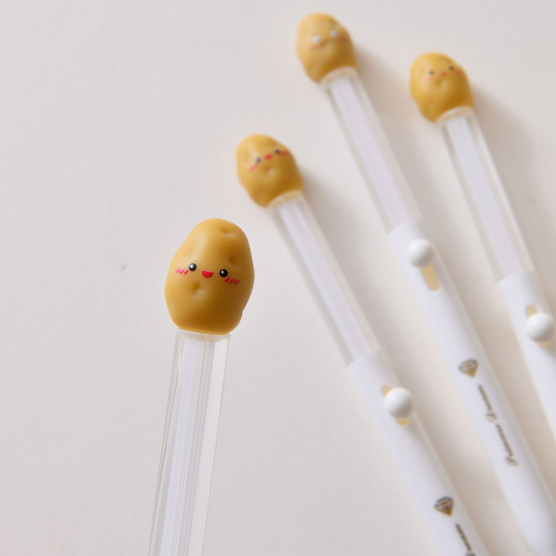 晨兮可爱创意土豆卡通学生中性笔速干速写笔批发日用吸管百货用品详情14