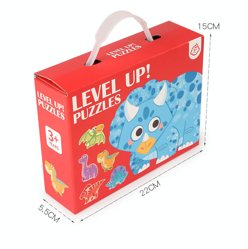 儿童3~6岁逻辑思维早教六合一大块动物交通纸质拼图宝宝启蒙玩具详情20