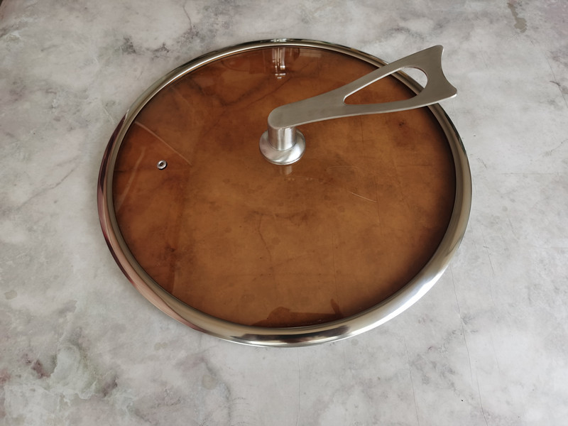Factory wholesale visible tempered glass LIDS, G-shaped LIDS, upright LIDS, stainless steel LIDS, all-steel LIDS, wok LIDS pic 12