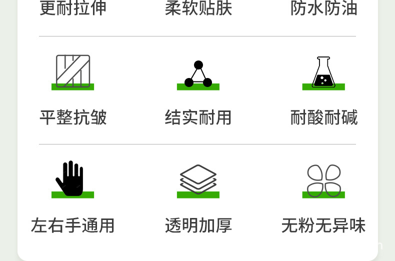 工厂热销翔裕一次性CPE手套50只装餐厅厨房食品级耐拉扯不易破详情4