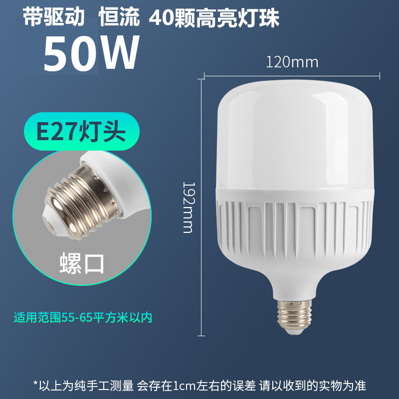 家用室内照明led灯泡e27螺口螺旋高富帅球泡灯白富美节能地摊门店详情6
