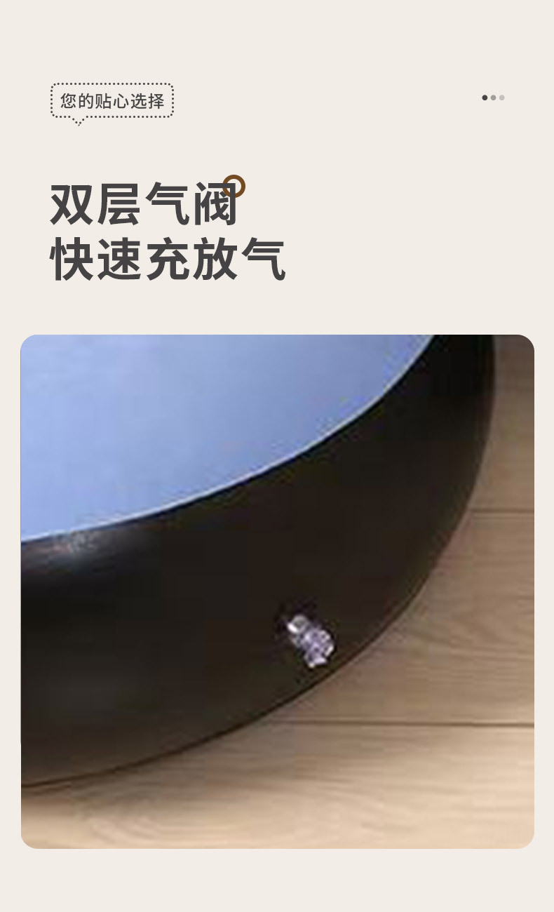 折叠充气沙发简约休闲懒人沙发居家户外便携沙发椅带脚蹬舒适躺椅详情5