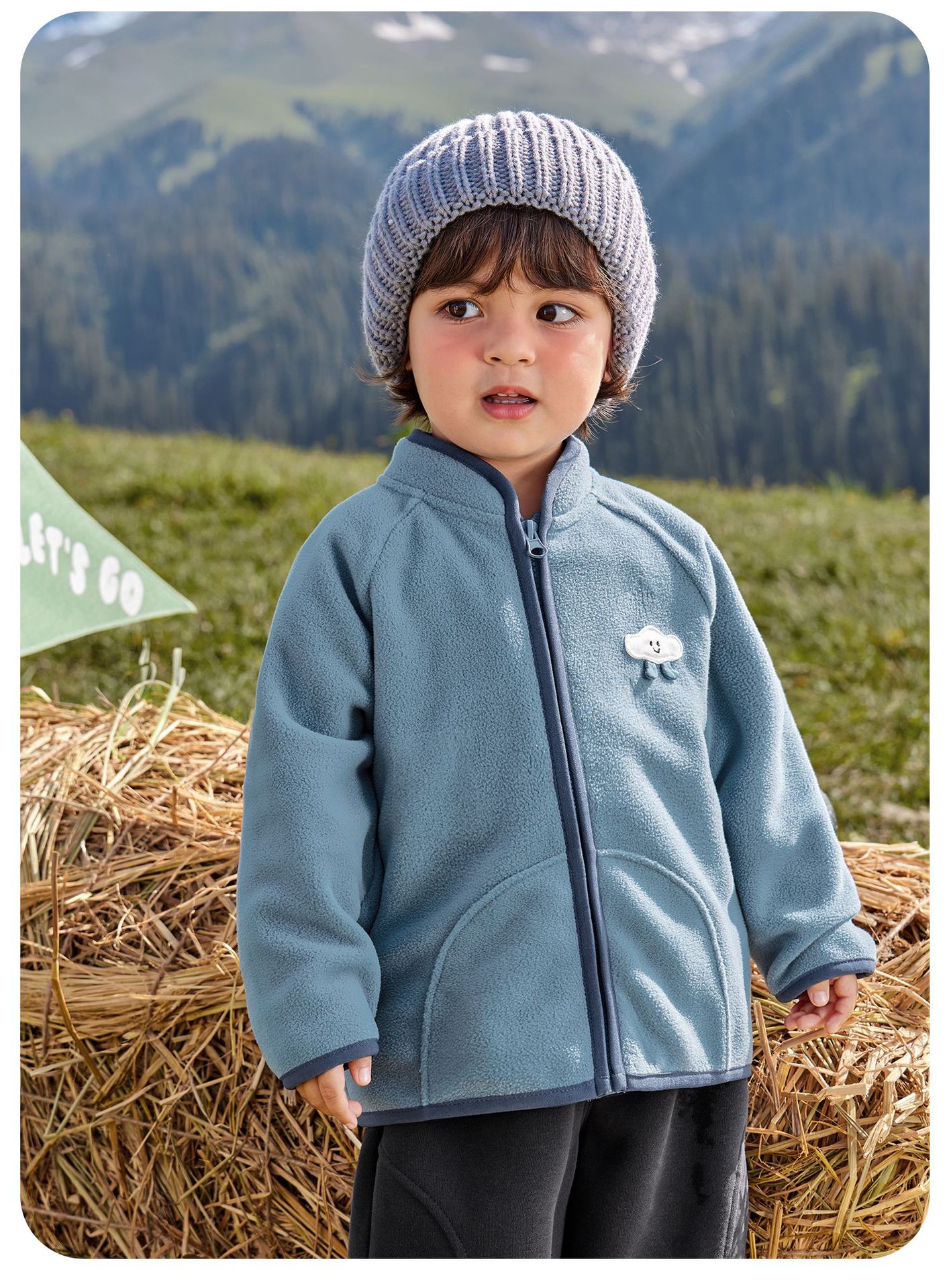 咔咔熊猫男童加绒外套婴儿冬装儿童冬季保暖上衣女童棉服宝宝童装详情12