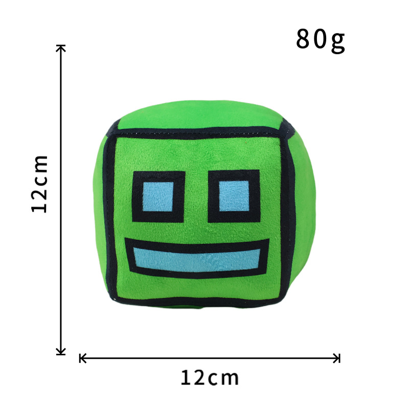 New cross-border geometry dash plush geometry Dash game plush toy doll pillow pic 15