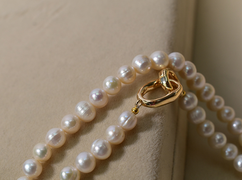 60CM长天然淡水珍珠2024新款爆款轻奢高级感颈链秋冬长款毛衣链女详情10