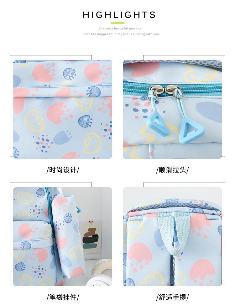 书包女学生简约大容量可爱高颜值背包ins日系高中生初中生双肩包详情6