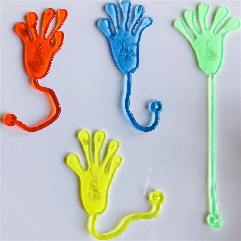Sticky palm elastic stretchable adhesive large wall-climbing palm prank toy, prank little hands, nostalgic toy for the 80s generation pic 5