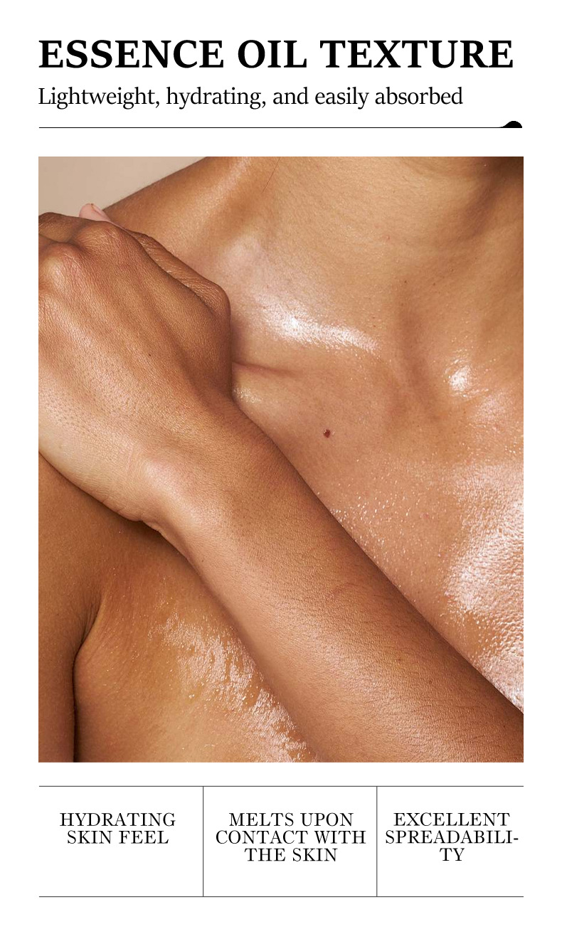 Foreign trade coconut Body oil: Hydrating, moisturizing, anti-dryness, non-sticky, body care pic 21