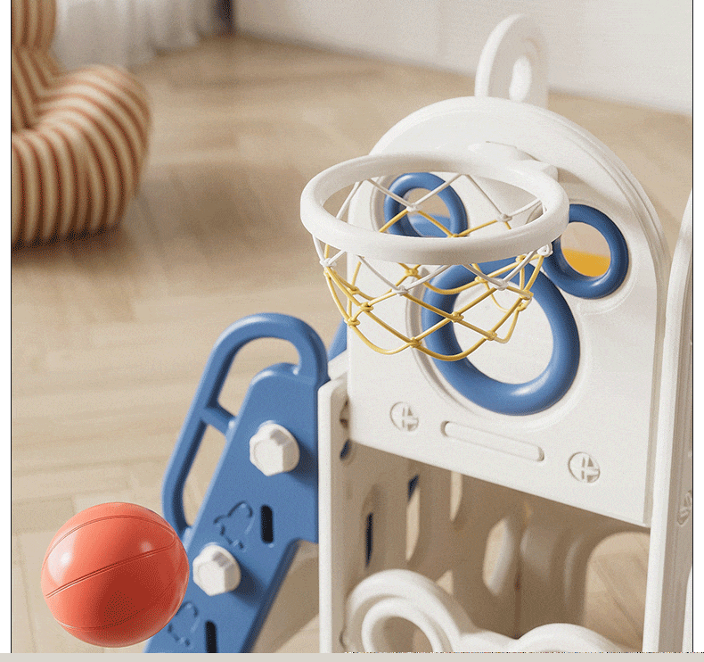 滑滑梯儿童室内家用2至10岁宝宝滑梯秋千二合一家庭多功能游乐场详情14