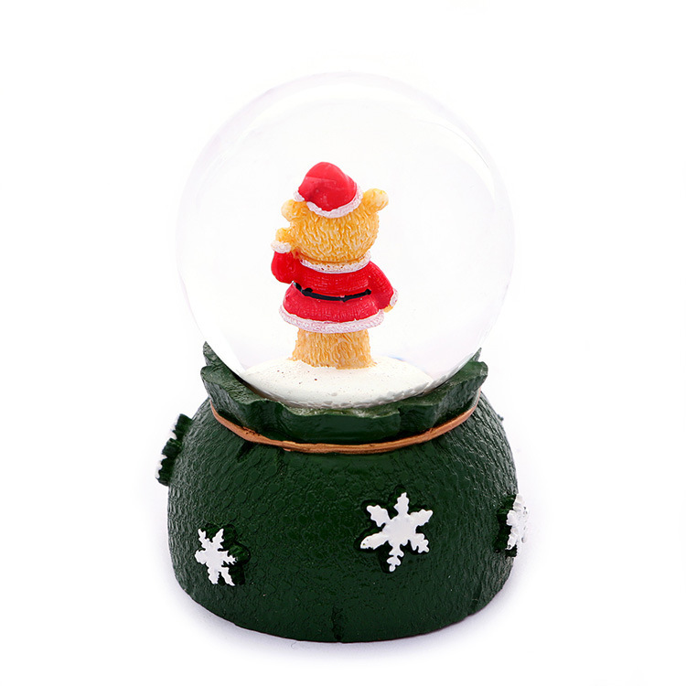 Santa Claus luminous crystal ball, creative gifts for classmates on Christmas, music box, desktop ornaments and decorations pic 10