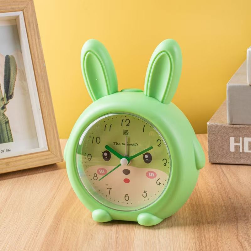 学生小闹钟懒虫起床音乐多功能儿童动物钟表卧室静音时尚可爱座钟详情9