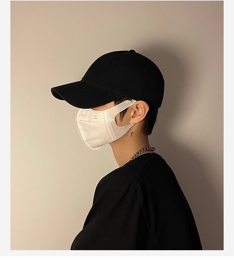 无印光板棒球帽男潮牌日系夏季遮阳防晒帽子硬顶大头围鸭舌帽详情10