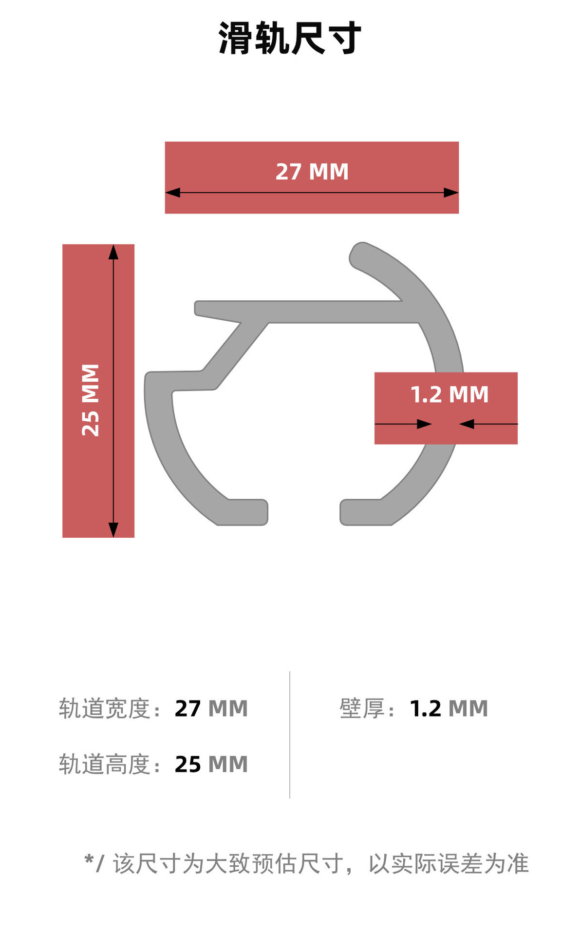铝合金罗马杆下滑轨窗帘轨道杆窗帘杆滑轨罗马杆滑轨一体杆侧装详情17