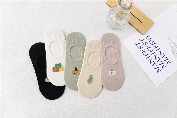 船袜女夏季薄款清新水果隐形防滑棉袜子女短袜浅口可爱日系ins潮详情26