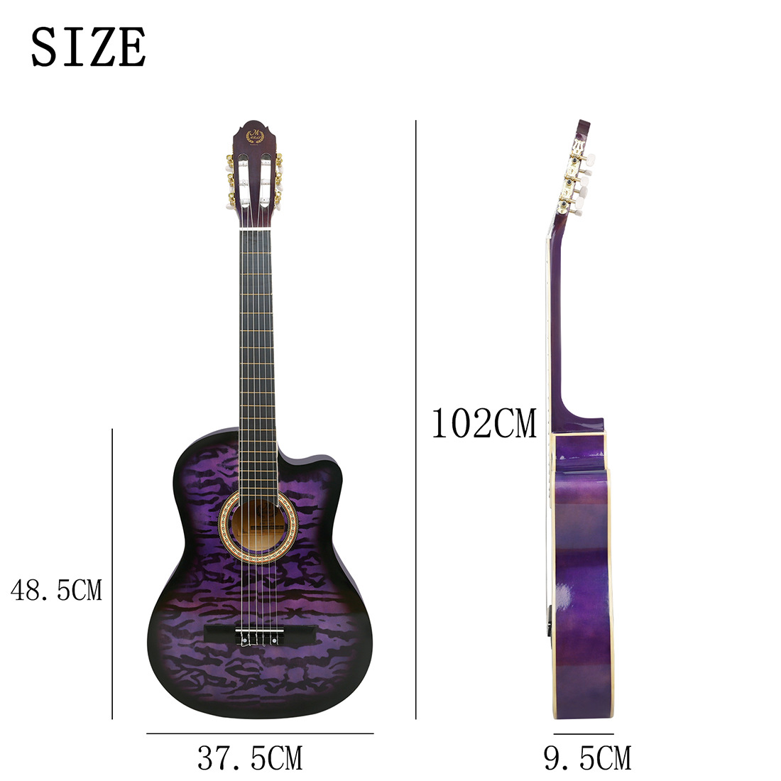 Гитара guitar guitar для взрослых, играющая на бас-гитаре, имеет 39 дюймов классической гитары pic 5