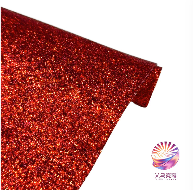 格利特PU皮革金葱闪粉反光面料珠光地毯箱包鞋材手机壳女装连衣裙时尚材质详情12