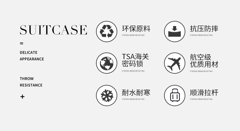 全铝镁合金拉杆箱女金属行李箱男20寸登机箱旅行箱万向轮24密码箱详情12