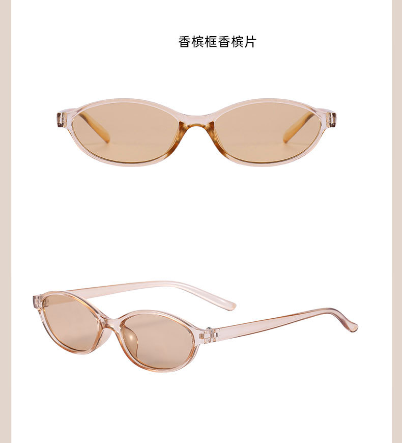 小框椭圆墨镜女高级感欧美个性穿搭太阳眼镜男防晒复古跨境太阳镜详情15