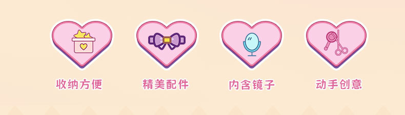 手提百宝箱儿童手工奶油胶制作公主饰品收纳盒抽屉diy材料包礼物详情2