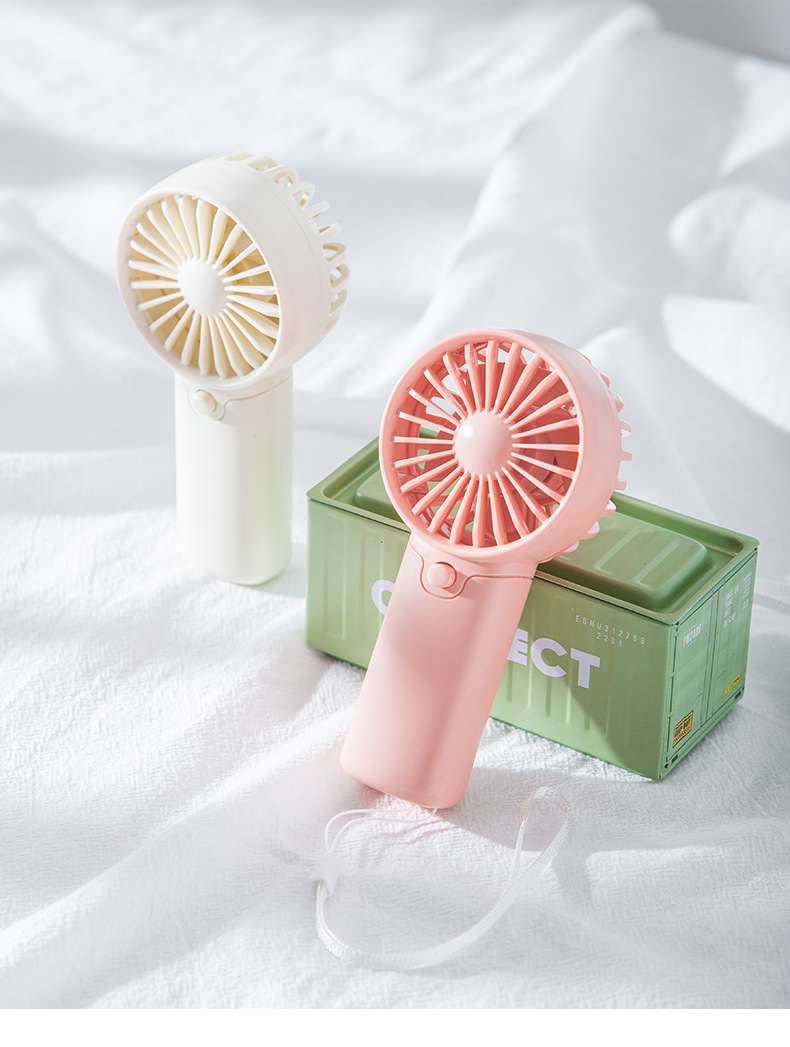 Cross-border bestseller handheld small fan dry battery model logo customization, strong wind power portable small electric fan gift pic 13