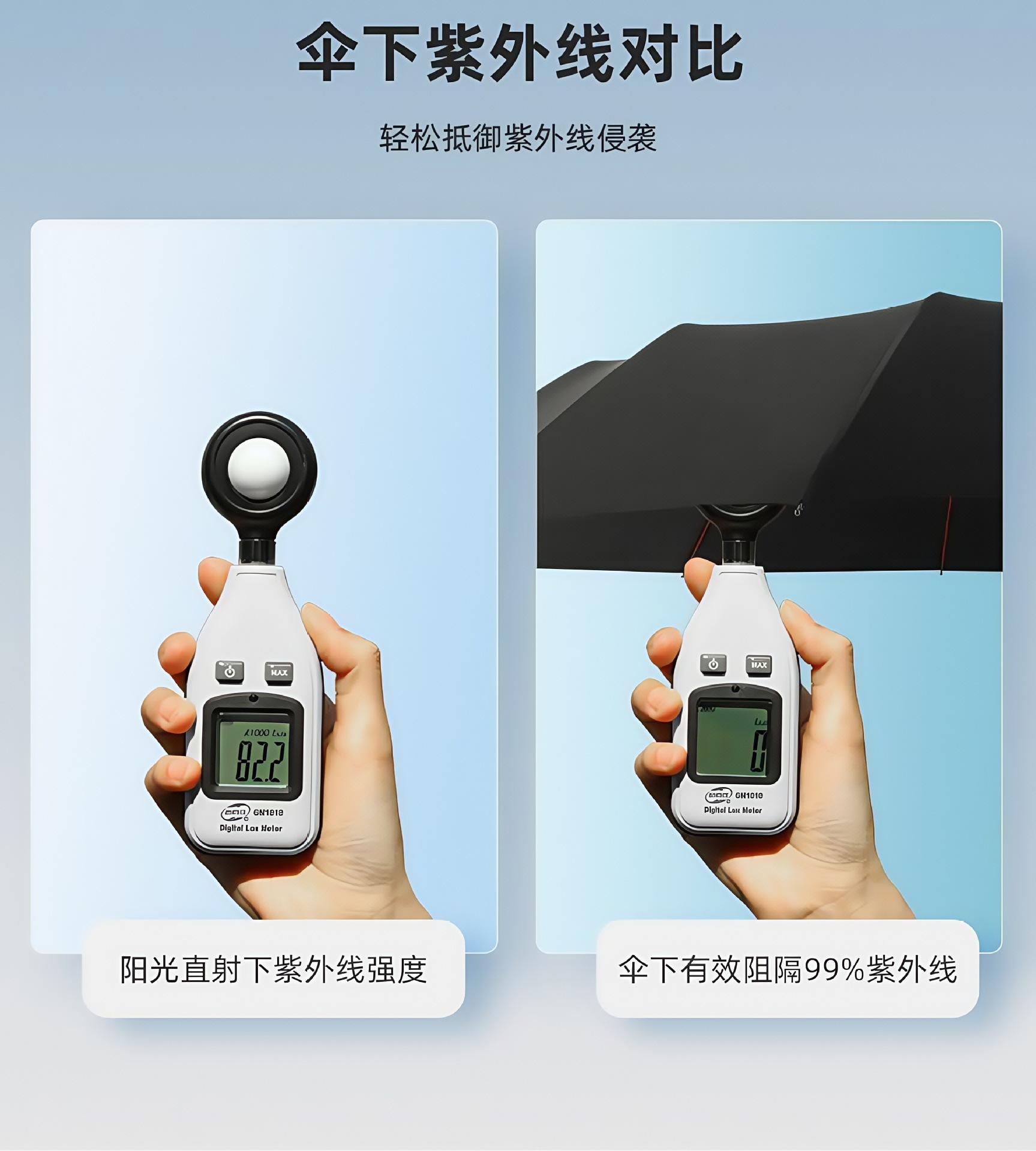 自动雨伞男士商务晴雨两用遮阳伞木手柄雨伞加厚加大防晒遮阳伞详情9