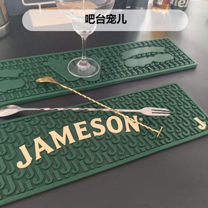酒吧硅胶吧台垫茶水间硅胶沥水垫子滤家用厨房餐具锅碗防滑隔热垫详情3