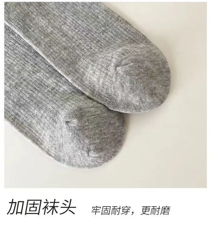 miu芭蕾镂空小腿袜夏季薄款春秋款长筒堆堆袜长网纱灰色袜子批发详情14