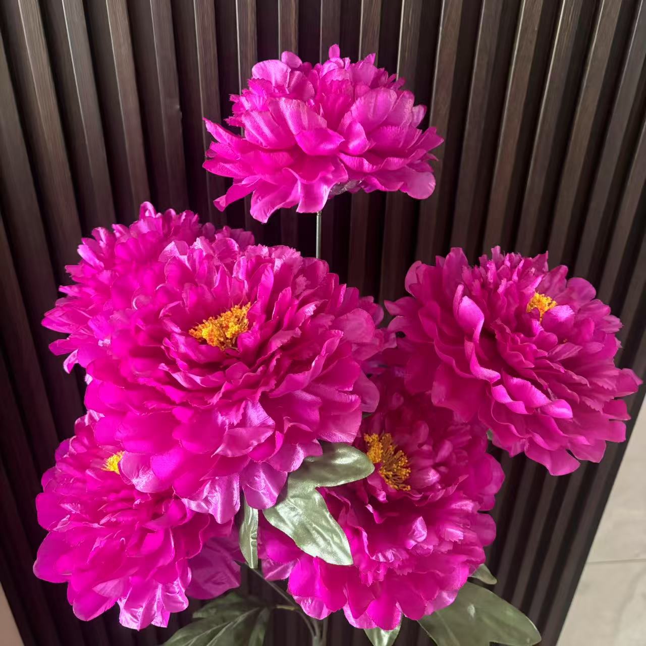 扫墓用花7头富贵牡丹花束花清明节上坟祭祀墓前摆放花菊仿真花详情5