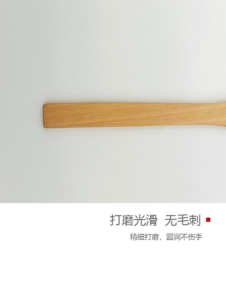 跨境创意迷你木质小勺子长柄调料咖啡蜂蜜勺食品级木勺子批发定制详情15
