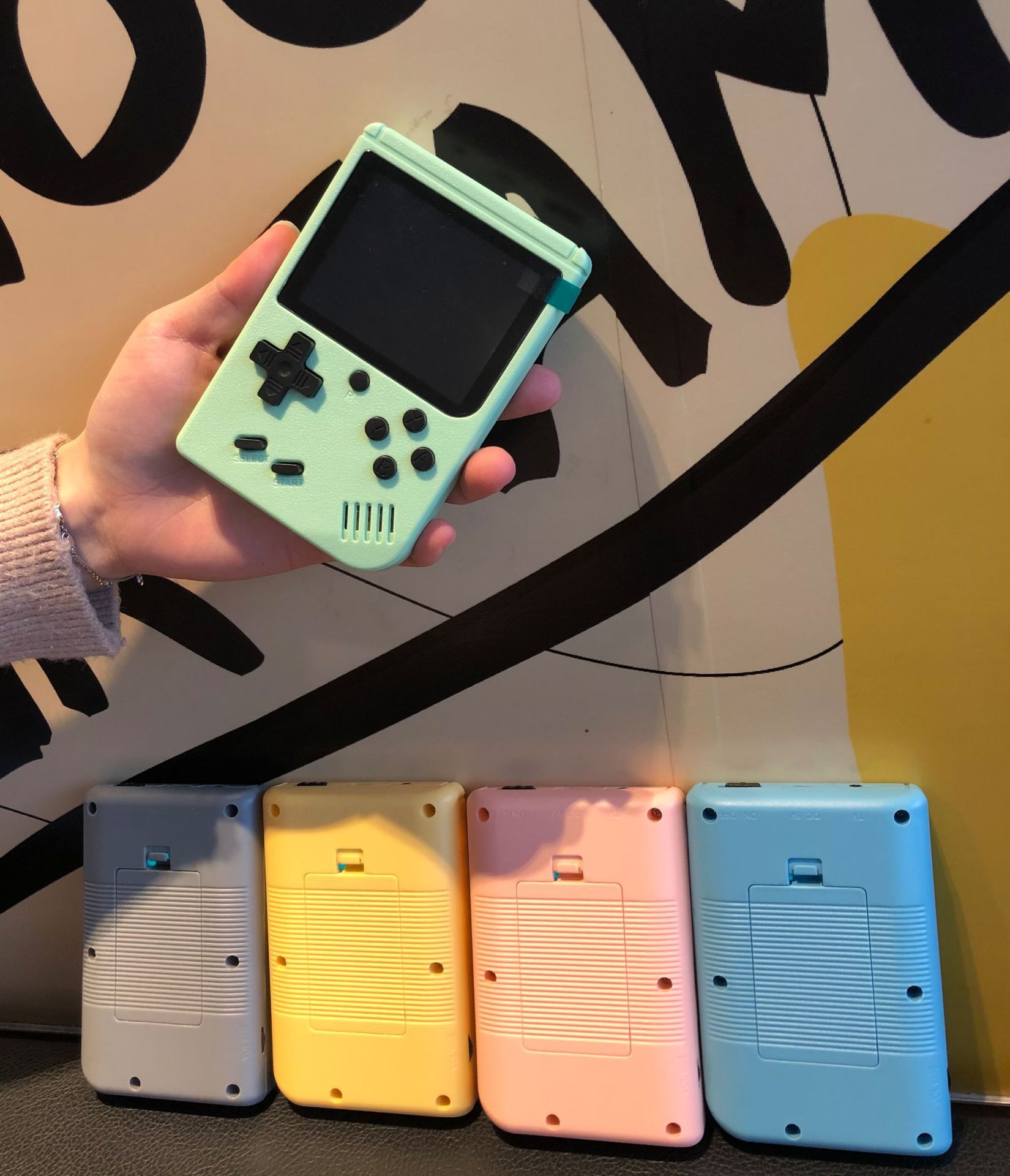 跨境掌上游戏机马卡龙儿童学生怀旧玩具复古迷你经典掌机爆款礼品详情8