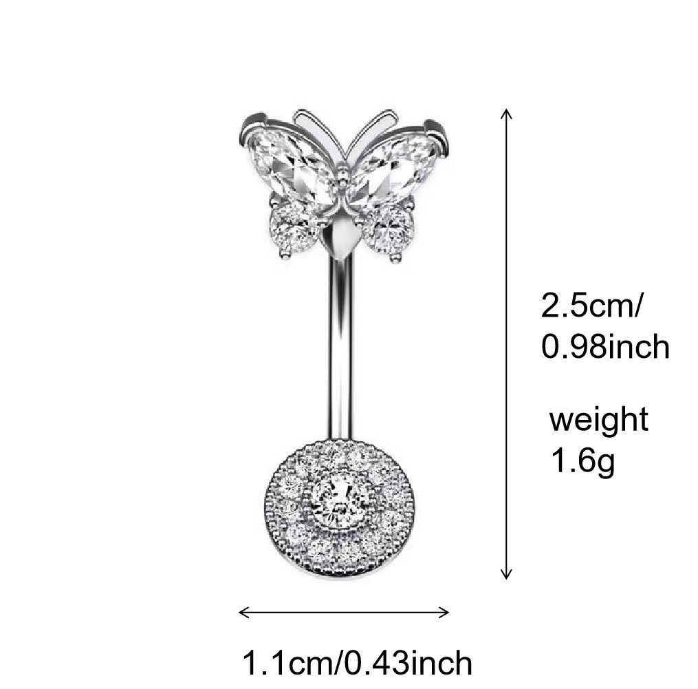 人体穿刺饰品肚脐钉跨境热卖肚脐环欧美经典肚脐扣批发厂家脐钉详情10