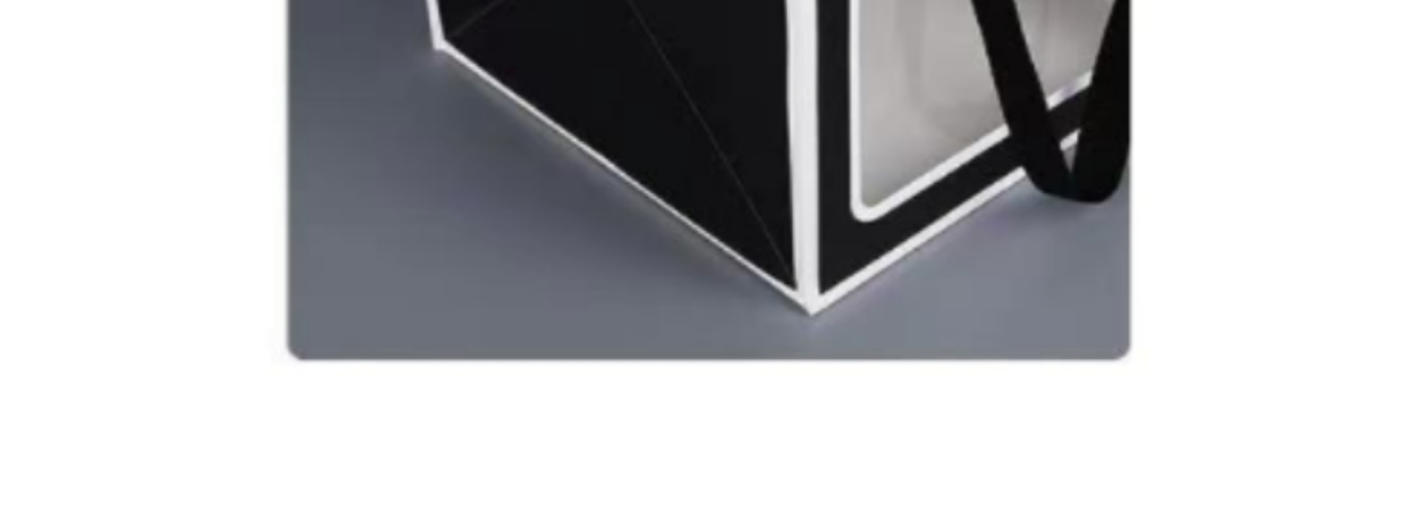 新款方形纯色牛皮纸 白卡系列方袋蛋糕礼品袋惊喜礼物鲜花袋批发详情9