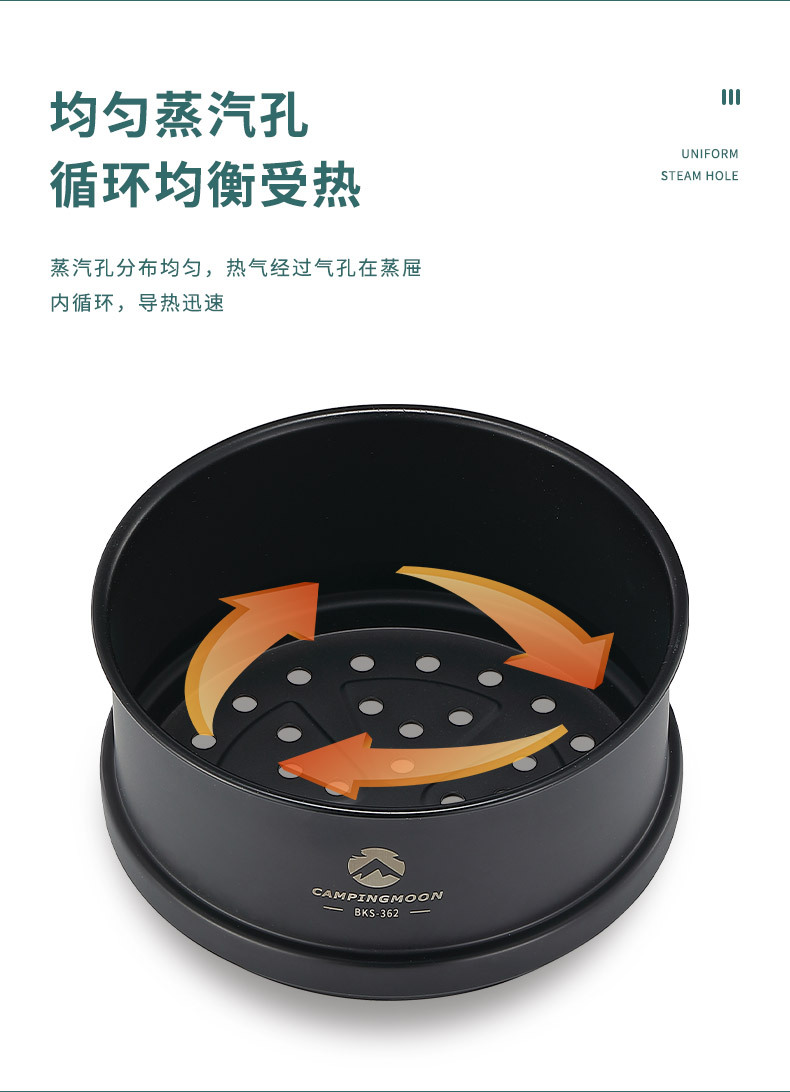 Portable camping stove sets, outdoor cookware, shower heads, camping POTS, outdoor tools, outdoor kitchenware pic 7
