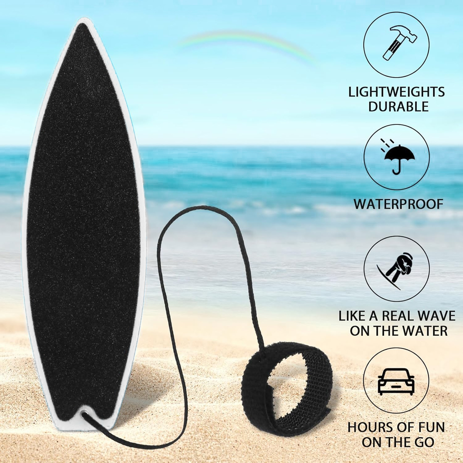 Finger surfboard Creative printed finger surfboard, thumb tip air surfing stress-relieving toy pic 4
