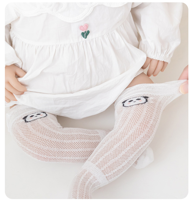 2025春夏超薄a类婴儿长筒袜防蚊袜宝宝过膝袜子新生儿无骨松口网眼0-1岁详情17