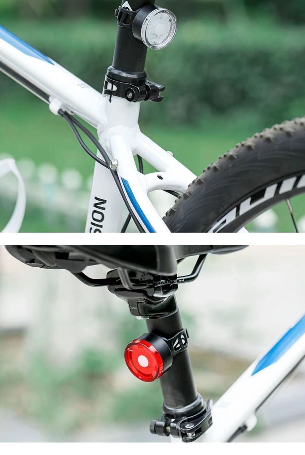 【 Free Shipping 】 Bicycle night riding light, mountain road bike taillight, night riding light, bicycle warning light, cycling light pic 14