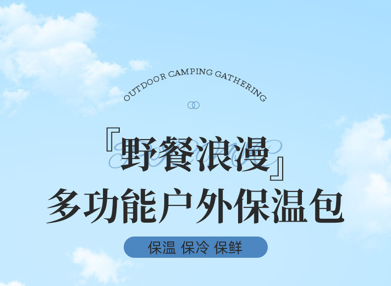 亚马逊户外保温冰包户外野餐包手提EVA露营午餐袋学生便当包现货详情9